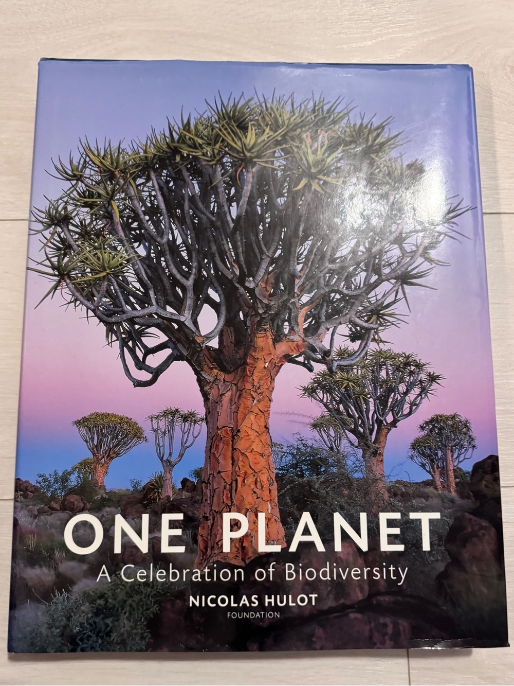 One Planet: A Celebration of Biodiversity by Nicholas Hulot XL Hardcover Book